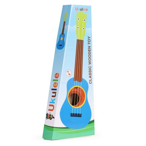 Gitara ukulele dla dzieci drewniana 4 struny nylonowe Gitara ukulele dla dzieci drewniana 4 struny nylonowe