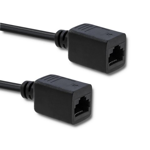 Qoltec Adapter zasilania PoE | LAN | RJ-45 Qoltec Adapter zasilania PoE | LAN | RJ-45