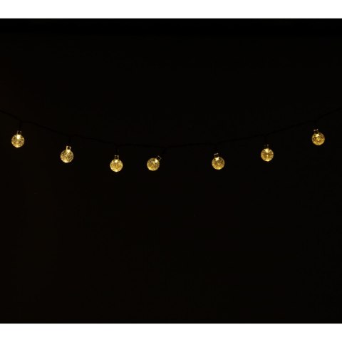 Lampki ogrodowe solarne kulki 7m 50LED ciepły biały Lampki ogrodowe solarne kulki 7m 50LED ciepły biały