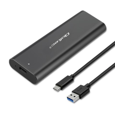 Obudowa/kieszeń Qoltec do dysków M.2 SATA SSD | NGFF | USB typ C Obudowa/kieszeń Qoltec do dysków M.2 SATA SSD | NGFF | USB typ C