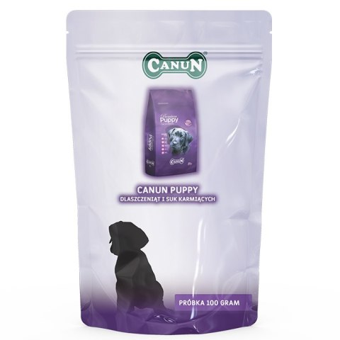 PRÓBKA Canun Puppy z hydralizowanym białkiem z kurczaka, (mięso min.30%), ryżem, jajkiem i ekstraktem z juki Schidigera 150g PRÓBKA Canun Puppy z hydralizowanym białkiem z kurczaka, (mięso min.30%), ryżem, jajkiem i ekstraktem z juki Schidigera 150g