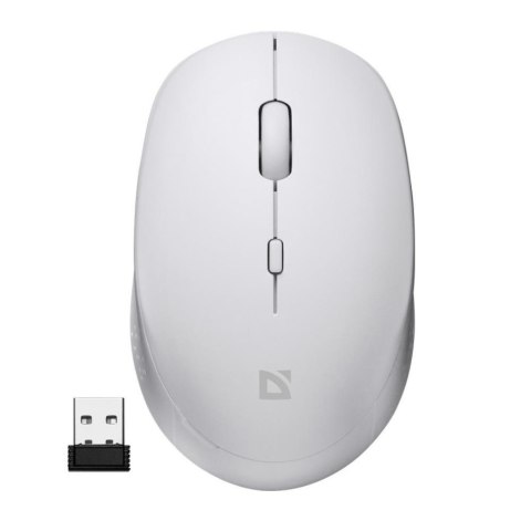 Mysz bezprzewodowa Defender AURIS MB-027 optyczna bezklikowa silent 1600dpi biała Mysz bezprzewodowa Defender AURIS MB-027 optyczna bezklikowa silent 1600dpi biała