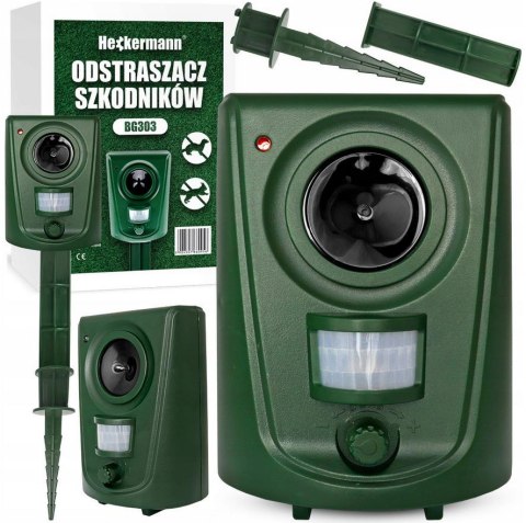 ODSTRASZACZ KOTÓW PSÓW DZIKÓW PTAKÓW ZWIERZĄT BG303