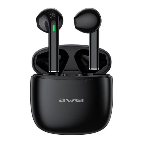 Słuchawki z mikrofonem Awei T26 Pro TWS Bluetooth + stacja dokująca - czarne Słuchawki z mikrofonem Awei T26 Pro TWS Bluetooth + stacja dokująca - czarne
