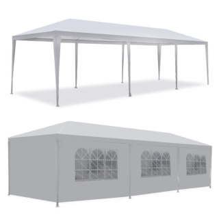 Namiot pawilon ogrodowy handlowy 3x9m + 8 ścianek