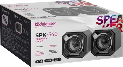 GŁOŚNIKI DEFENDER SPK-540 7W 2.0 USB GŁOŚNIKI DEFENDER SPK-540 7W 2.0 USB