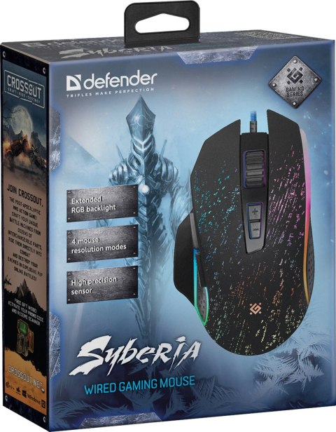 MYSZ DEFENDER GM-680L SYBERIA OPTIC 3200dpi 7P RGB MYSZ DEFENDER GM-680L SYBERIA OPTIC 3200dpi 7P RGB
