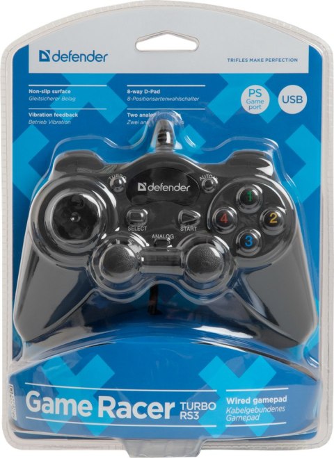 PAD DEFENDER GAME RACER TURBO VIBRATION USB/PS2/PS3 PAD DEFENDER GAME RACER TURBO VIBRATION USB/PS2/PS3
