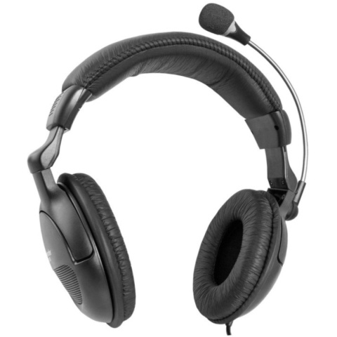 SŁUCHAWKI DEFENDER Z MIKR ORPHEUS HN-898 KABEL 3m CZARNE