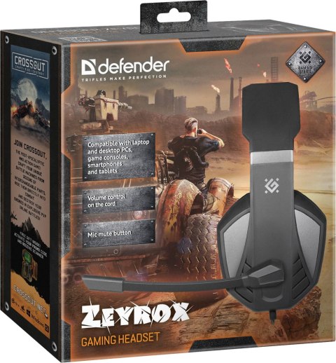 SŁUCHAWKI DEFENDER Z MIKR ZEYROX 4-PIN SŁUCHAWKI DEFENDER Z MIKR ZEYROX 4-PIN