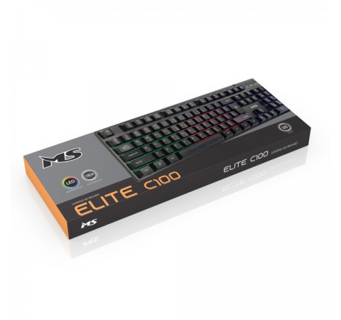 KLAWIATURA GAMINGOWA MS ELITE C100 US LAYOUT MEMBRANOWA KLAWIATURA GAMINGOWA MS ELITE C100 US LAYOUT MEMBRANOWA
