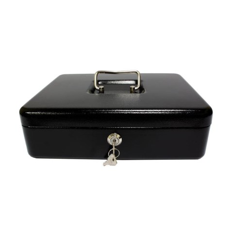 Kasetka na pieniądze duża czarna 300x240x90mm Verotech 21534AS_BLACK Kasetka na pieniądze duża czarna 300x240x90mm Verotech 21534AS_BLACK