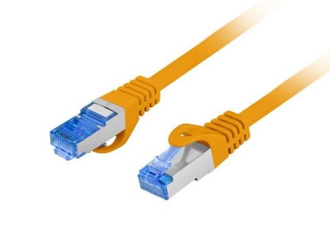Patchcord Lanberg S/FTP kat.6A 0,25m LSZH CCA fluke passed pomarańczowy Patchcord Lanberg S/FTP kat.6A 0,25m LSZH CCA fluke passed pomarańczowy