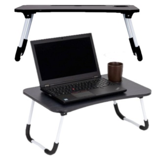 Podstawka pod laptopa stolik do łóżka 60x40cm - Czarna