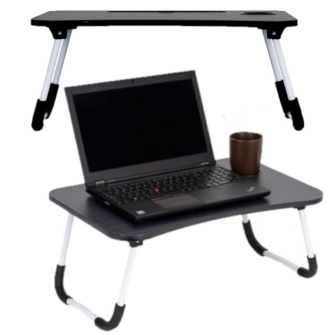 Podstawka pod laptopa stolik do łóżka 60x40cm - Czarna Podstawka pod laptopa stolik do łóżka 60x40cm - Czarna