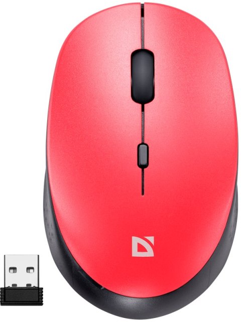 MYSZ DEFENDER AURIS MB-027 RF SILENT CZERWONA OPTICAL MYSZ DEFENDER AURIS MB-027 RF SILENT CZERWONA OPTICAL