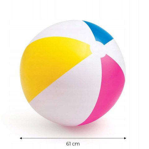 Dmuchana kolorowa piłka plażowa 61cm Dmuchana kolorowa piłka plażowa 61cm