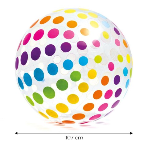 Dmuchana piłka plażowa duża Jumbo 107cm INTEX 59065 Dmuchana piłka plażowa duża Jumbo 107cm INTEX 59065