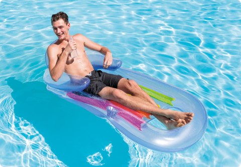 FOTEL PLAŻOWY MATERAC LEŻAK NA BASEN INTEX 58802 FOTEL PLAŻOWY MATERAC LEŻAK NA BASEN INTEX 58802
