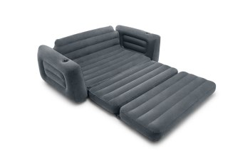 SOFA DMUCHANA ROZKŁADANA ŁÓŻKO MATERAC 2W1 INTEX 66552