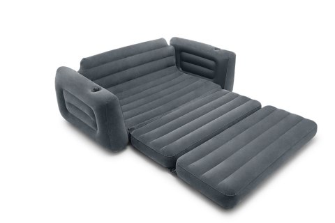 SOFA DMUCHANA ROZKŁADANA ŁÓŻKO MATERAC 2W1 INTEX 66552