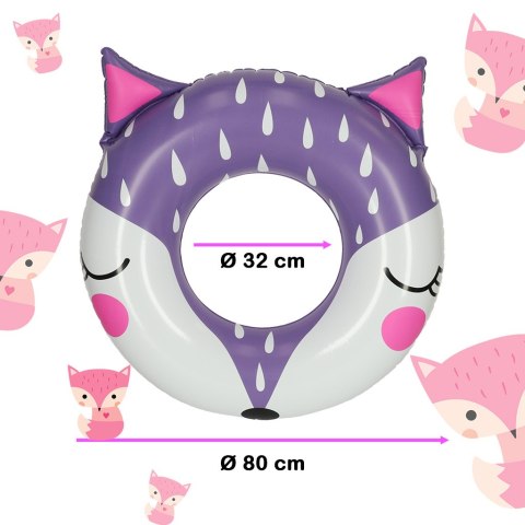 Koło do pływania kółko dla dzieci 80cm lisek Koło do pływania kółko dla dzieci 80cm lisek