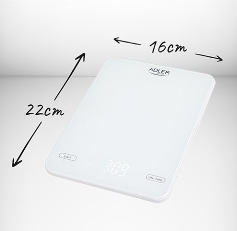 Waga kuchenna - 10kg - ładowana przez USB