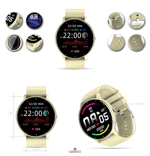 Smartwatch Giewont GW120-6 Ecru-Ecru