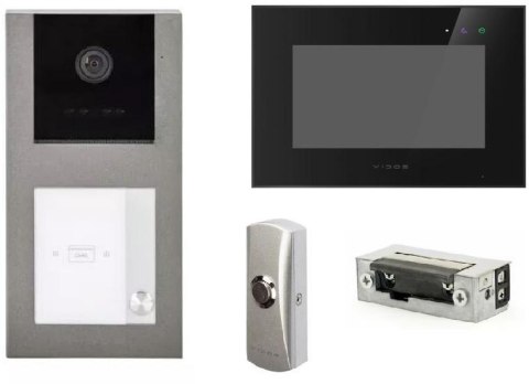 WIDEDODOMOFON VIDOS X S11-1/M10B-X + PRZYCISK + ELEKTROZACZEP WIDEDODOMOFON VIDOS X S11-1/M10B-X + PRZYCISK + ELEKTROZACZEP