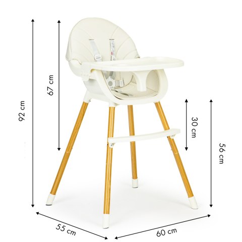 Fotelik krzesełko do karmienia 2w1 ECOTOYS Fotelik krzesełko do karmienia 2w1 ECOTOYS