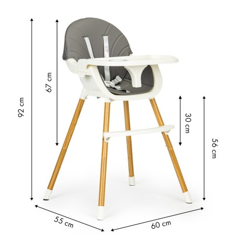 Fotelik krzesełko do karmienia 2w1 ECOTOYS Fotelik krzesełko do karmienia 2w1 ECOTOYS