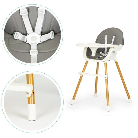 Fotelik krzesełko do karmienia 2w1 ECOTOYS Fotelik krzesełko do karmienia 2w1 ECOTOYS