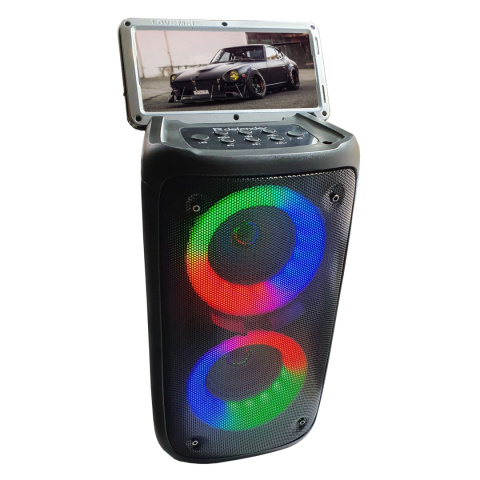 Głośnik Defender BOOMER 20 Bluetooth 20W MP3/FM/SD/USB/AUX/TWS/LED/MIC KARAOKE czarny Głośnik Defender BOOMER 20 Bluetooth 20W MP3/FM/SD/USB/AUX/TWS/LED/MIC KARAOKE czarny