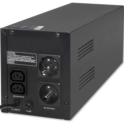 Qoltec Zasilacz awaryjny UPS | Monolith| 1500VA | 900W