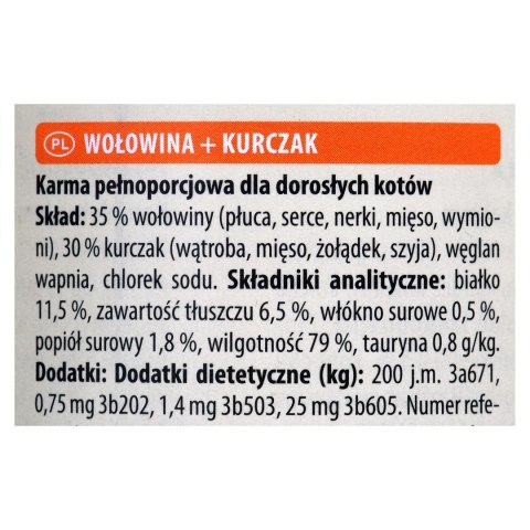 ANIMONDA Carny Adult smak: wołowina i kurczak 400g ANIMONDA Carny Adult smak: wołowina i kurczak 400g
