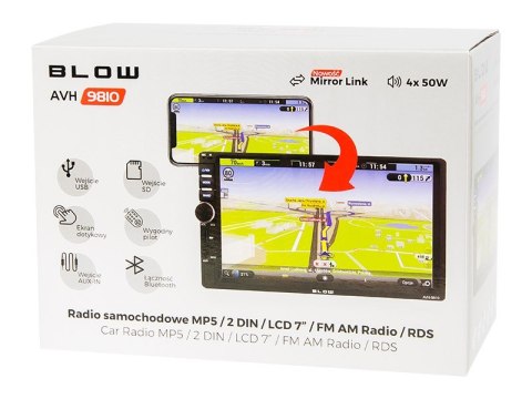 Radioodtwarzacz multimedialna BLOW 5900804102915 (Bluetooth, USB + AUX + karty SD) Radioodtwarzacz multimedialna BLOW 5900804102915 (Bluetooth, USB + AUX + karty SD)