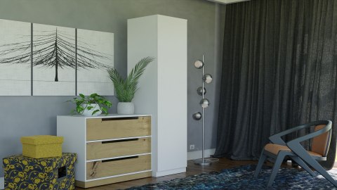 SZAFA GARDEROBA DRZWI PÓŁKI SD-50 BIEL MAT SZAFA GARDEROBA DRZWI PÓŁKI SD-50 BIEL MAT
