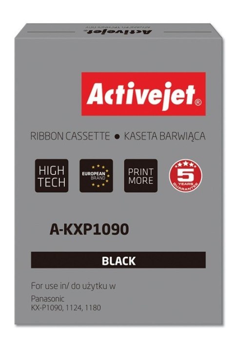 Taśma barwiąca Activejet A-KXP1090 (zamiennik Panasonic KX-P115; Supreme; czarny) Taśma barwiąca Activejet A-KXP1090 (zamiennik Panasonic KX-P115; Supreme; czarny)