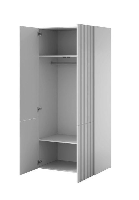 Szafa PAFOS 2D 90x55,5x198,5 biały mat Szafa PAFOS 2D 90x55,5x198,5 biały mat