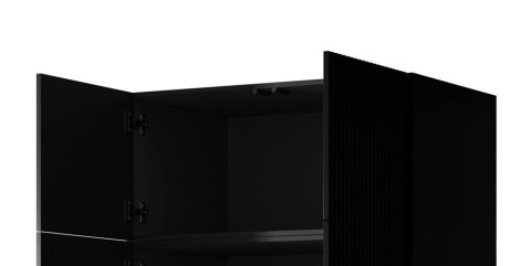 Szafa PAFOS 2D NADSTAWKA 90x55,5x45 czarny mat Szafa PAFOS 2D NADSTAWKA 90x55,5x45 czarny mat