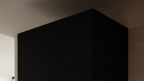 Szafa PAFOS 2D NADSTAWKA 90x55,5x45 czarny mat Szafa PAFOS 2D NADSTAWKA 90x55,5x45 czarny mat