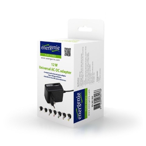 ENERGENIE UNIWERSALNY REGULOWANY 12W SIECIOWY ZASILACZ EG-MC-008 3V-12V + ZESTAW 7 KOŃCÓWEK ENERGENIE UNIWERSALNY REGULOWANY 12W SIECIOWY ZASILACZ EG-MC-008 3V-12V + ZESTAW 7 KOŃCÓWEK