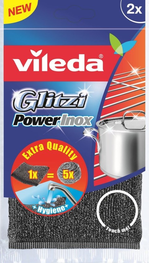 Zmywak Vileda Glitzi Power Inox 2 szt. Zmywak Vileda Glitzi Power Inox 2 szt.