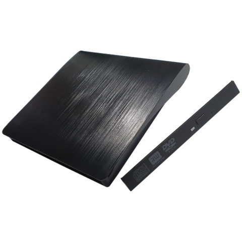 Qoltec Obudowa/kieszeń na napęd optyczny CD/DVD SATA | USB 3.0 | 12.7mm | wbudowany kabel