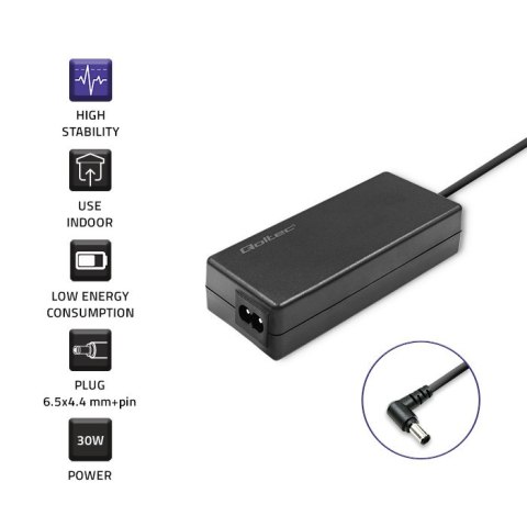 Qoltec Zasilacz sieciowy do monitora Samsung 30W | 14V | 2.1A | 6.5*4.4 | + kabel zasilający Qoltec Zasilacz sieciowy do monitora Samsung 30W | 14V | 2.1A | 6.5*4.4 | + kabel zasilający
