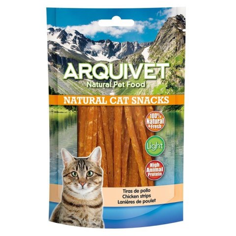 ARQUIVET Przysmak dla kota paski z kurczaka 50 g ARQUIVET Przysmak dla kota paski z kurczaka 50 g