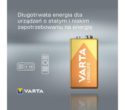 Baterie VARTA Longlife Extra 6LR61/PP3 9V 1szt Baterie VARTA Longlife Extra 6LR61/PP3 9V 1szt