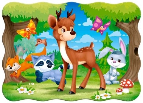 CASTORLAND Puzzle 30 elementów A Deer and Friends - Leśne zwierzątka 4+ CASTORLAND Puzzle 30 elementów A Deer and Friends - Leśne zwierzątka 4+