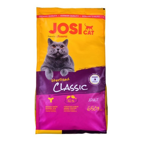 Josera JosiCat Sterilised Classic dla kotów 650g