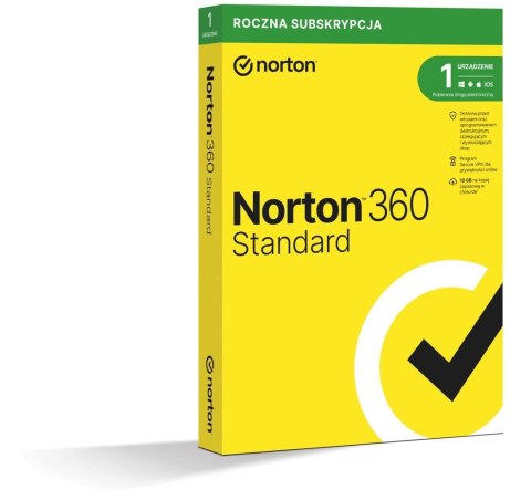 Norton 360 Standard 1D/12M BOX (NIE WYMAGA KARTY) Norton 360 Standard 1D/12M BOX (NIE WYMAGA KARTY)